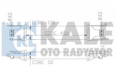 KALE OTO RADYATOR 348400 -  Интеркулер